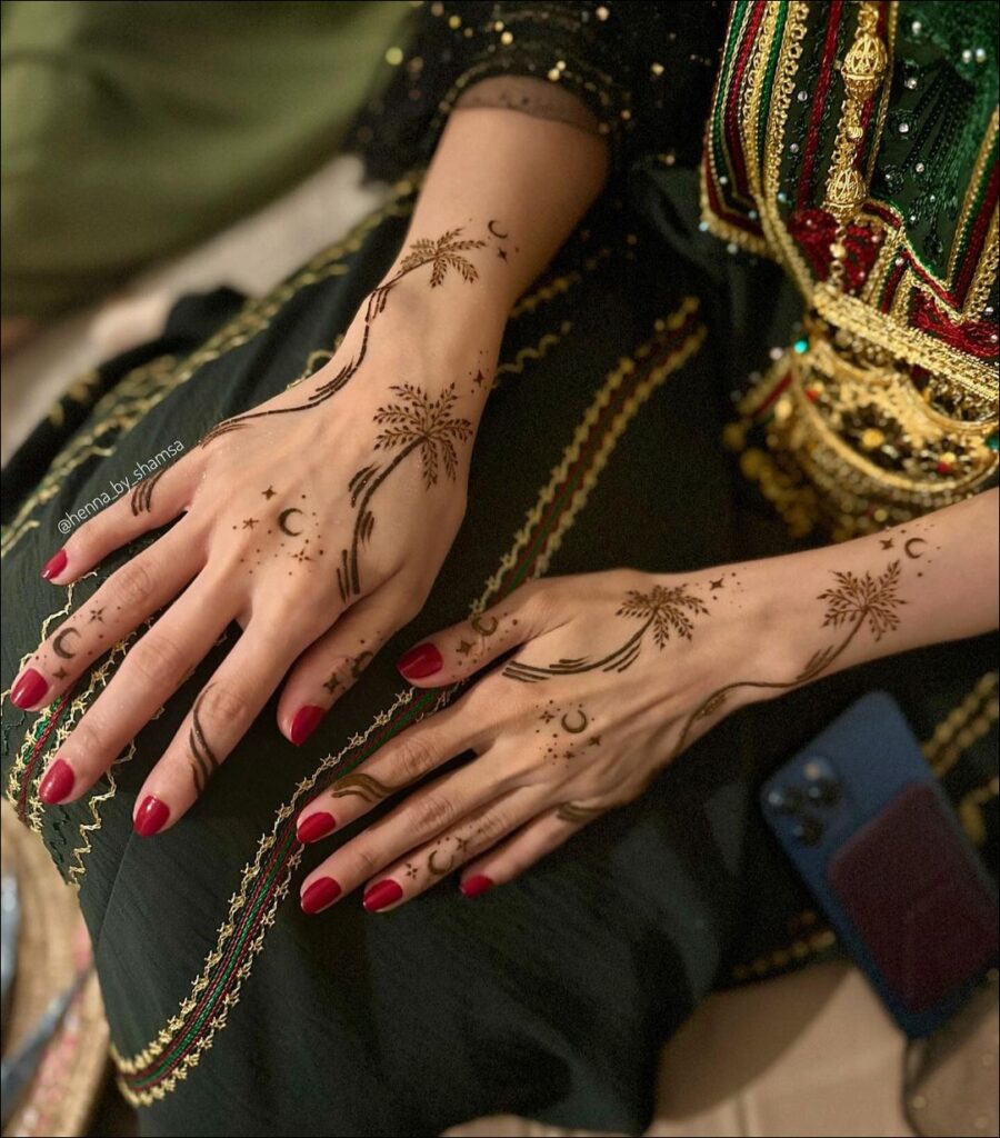 easy back hand mehndi design 10