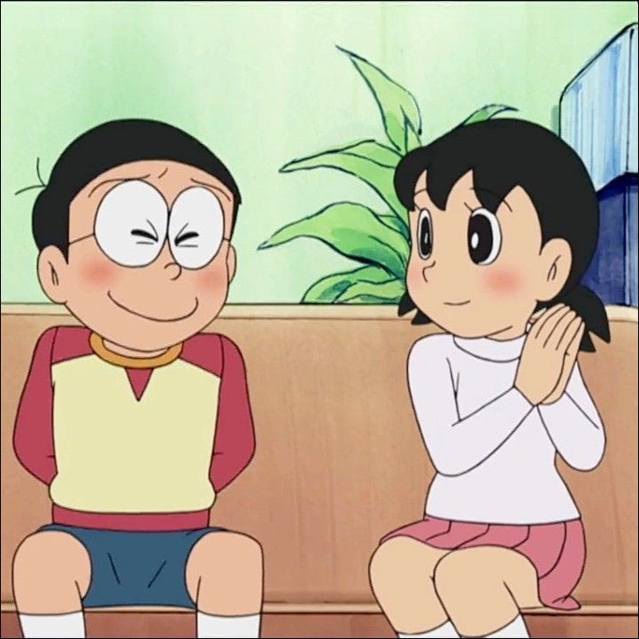 nobita and shizuka photo 5