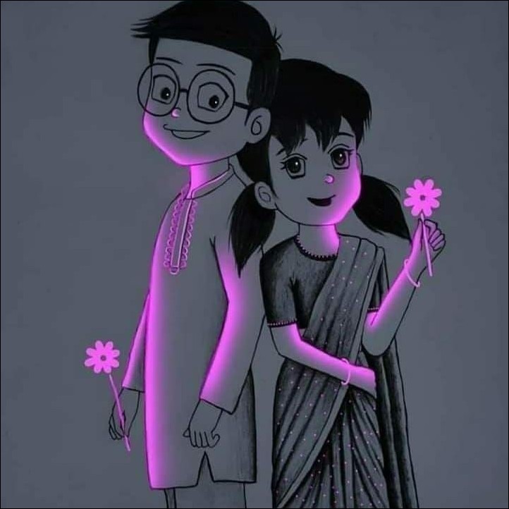 nobita and shizuka photo 9